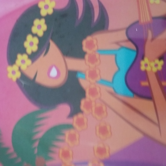 Luau Serving Platters & Ceramic Hot Plate - Picture 3 of 4